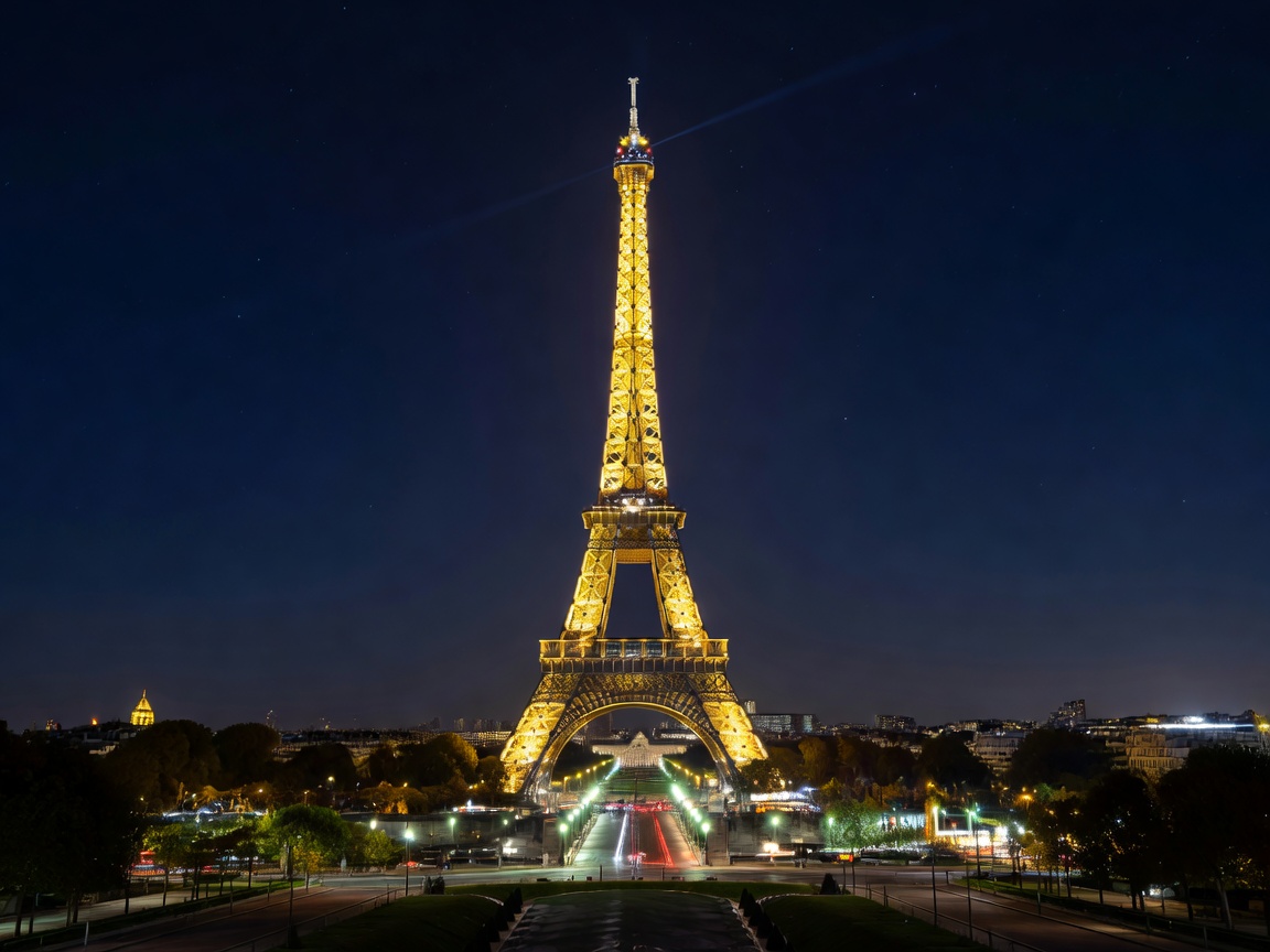 Eiffel Tower standing majestically in Paris France